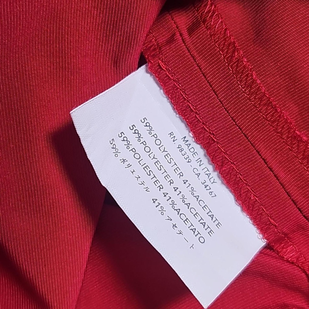 Miu Miu Cropped Culottes Wide Leg High Waist Capris 1997/1998  Red IT38/US4 Nwot - Picture 5 of 10